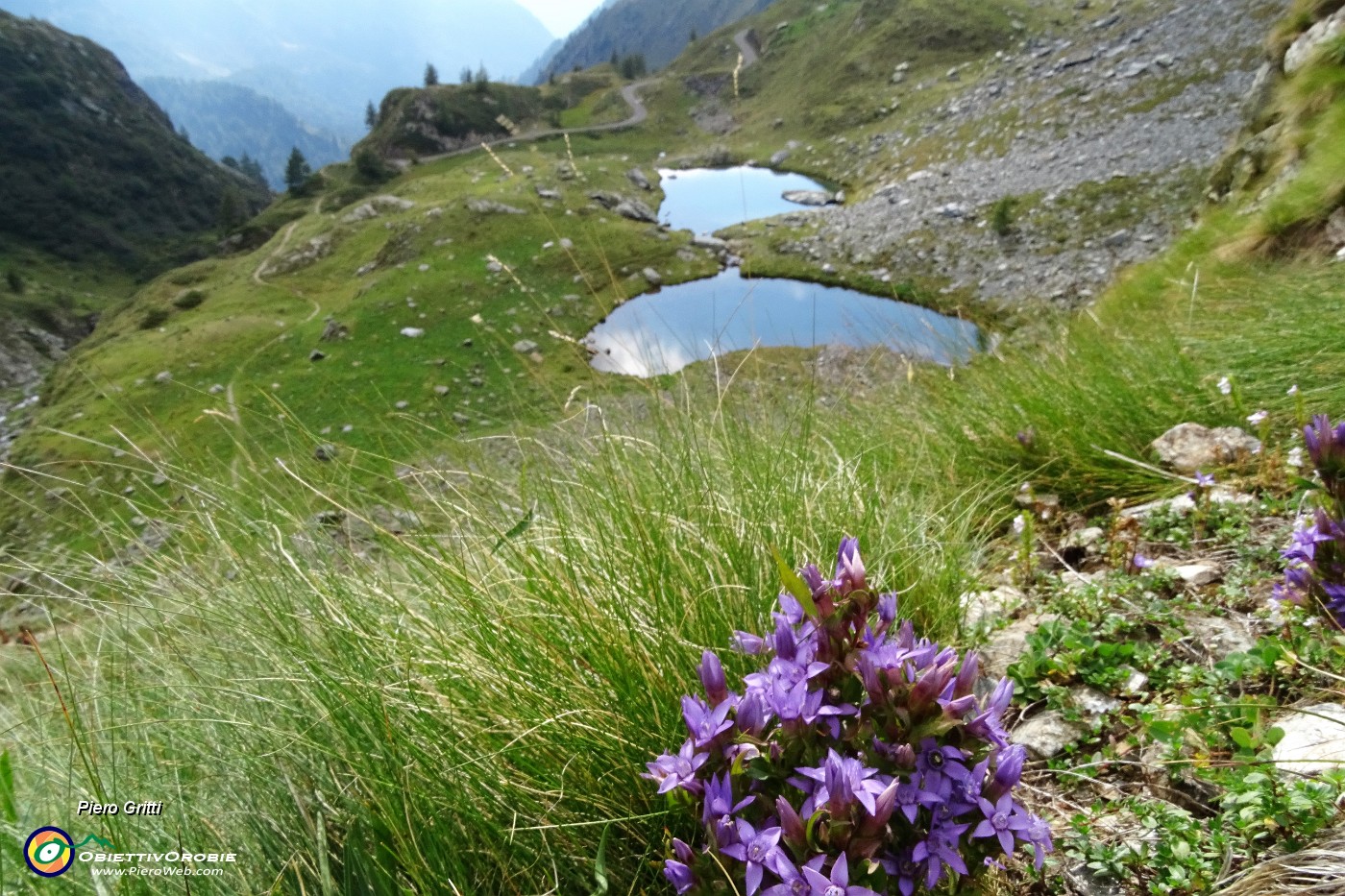 92 Dalla diga scendiamo al Rif. Longo.JPG